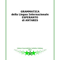 Grammatica della Lingua Internazionale Esperanto di Antares