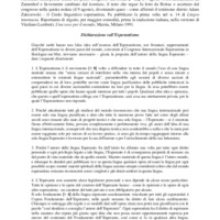 Deklaracio pri Esperantismo
