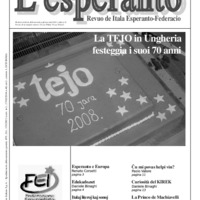 L&#039;esperanto (anno 2008 - numero 5)