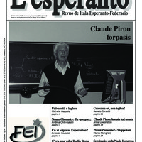 L&#039;esperanto (anno 2008 - numero 1)