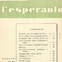 L'esperanto (anno 1953 - numero 2 - 20 nuova serie)