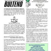 Informa Bulteno. GEB (2011/1)