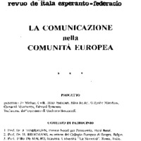 La comunicazione nella Comunità europea